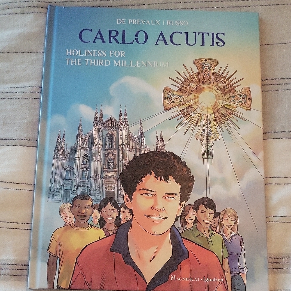 Carlo Acutis Book with Illustrated Cover
